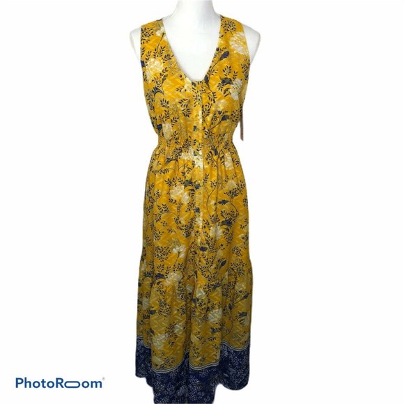 Nanette Lepore Dresses & Skirts - Nanette Lepore Floral Smock Waist  Maxi Dress